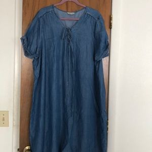 Plus size Lucky Brand lightweight denim dress